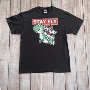 NWOT Men's Large - Nintendo Yoshi Black Tee